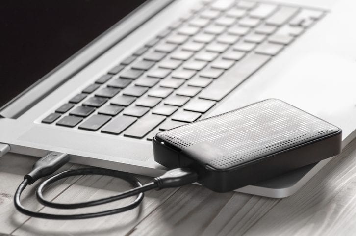 externe harde schijf laptop