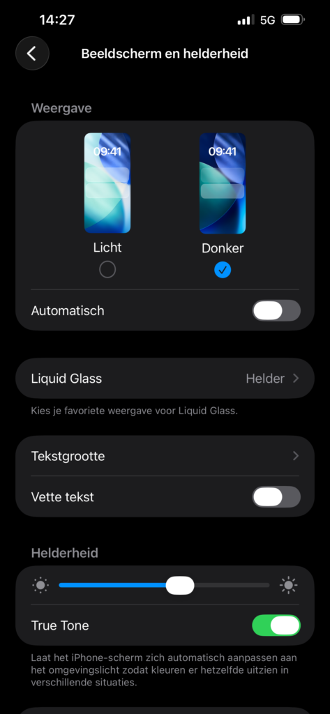 Beeldscherm en helderheid
