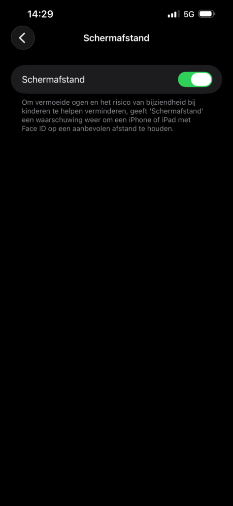 Schermafstand