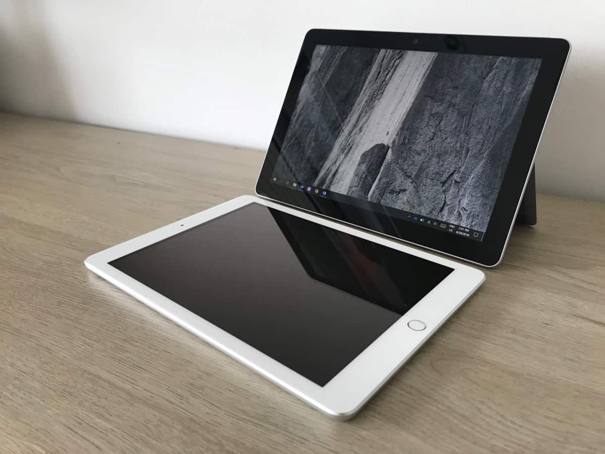 Surface Go and iPad