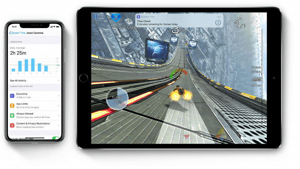 schermtijd ios 13