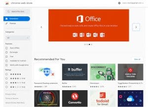 Chrome extensies