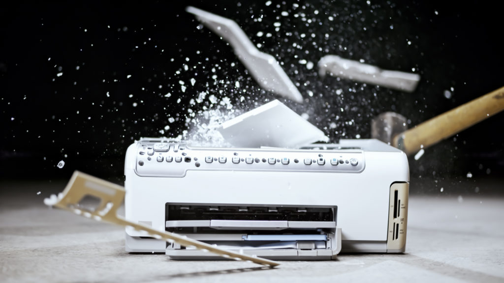 kapotte printer