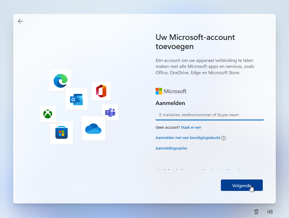 Windows 11 account