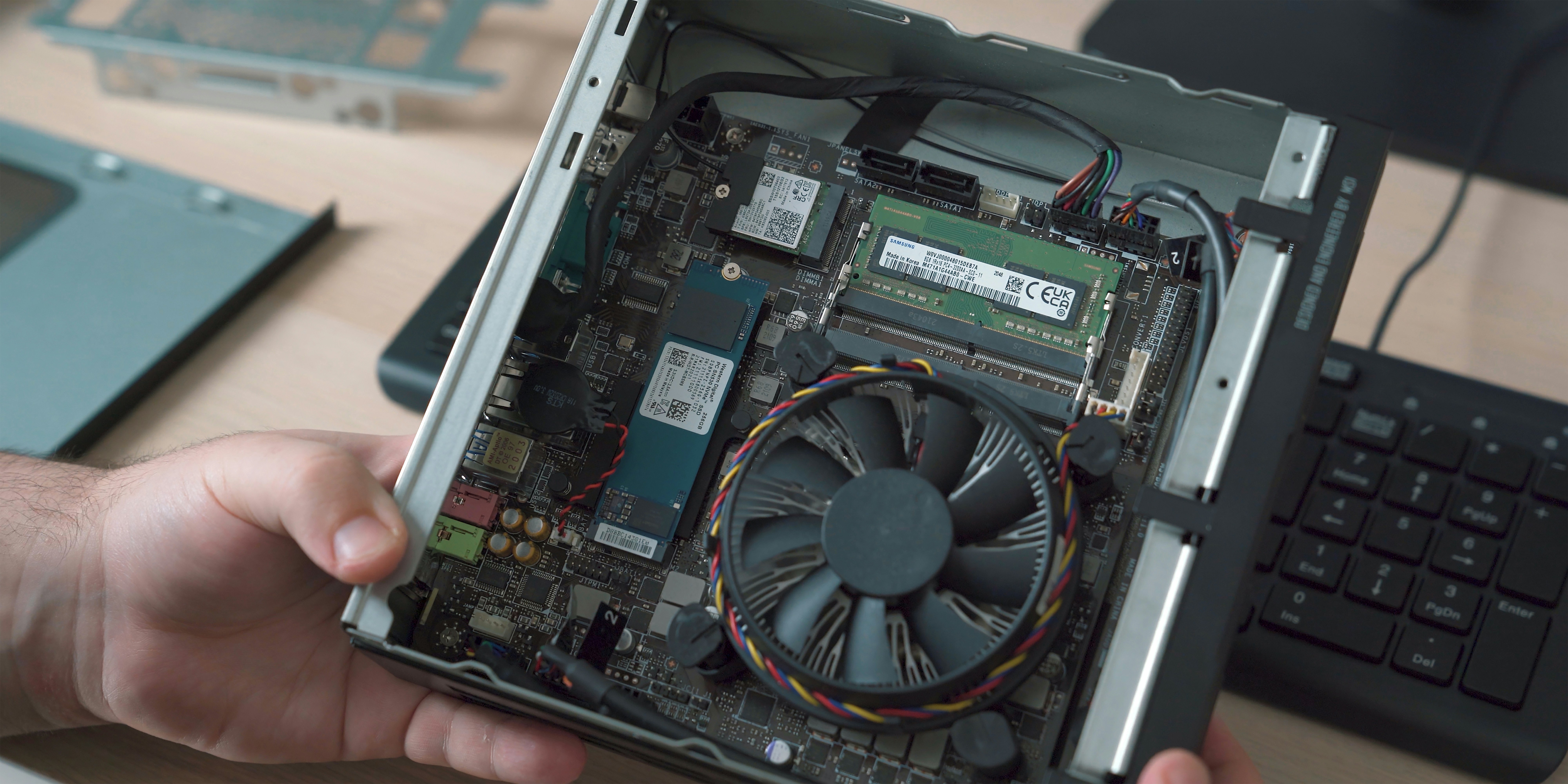 Componenten upgraden in mini-pc