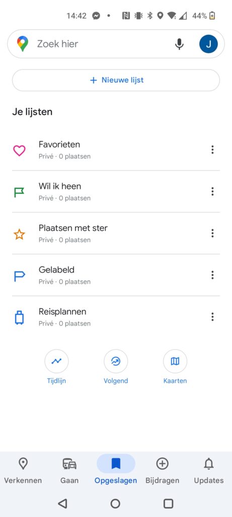STAP 2 / Lijst aanmaken