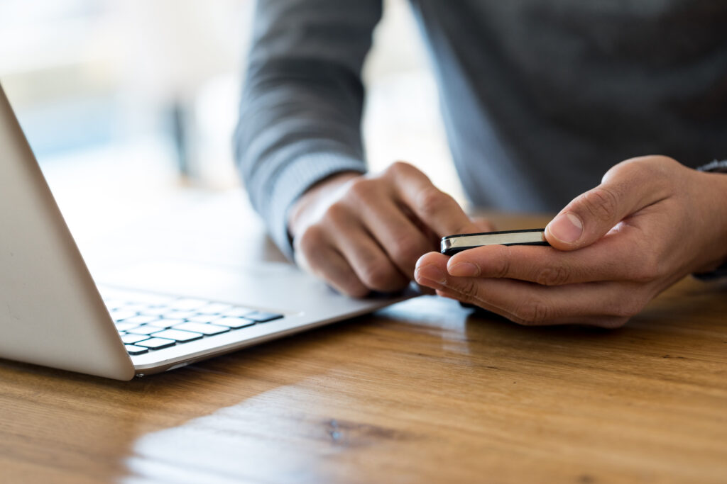 Sms'en op desktop
