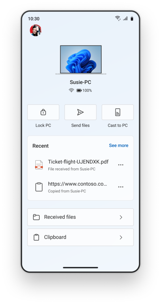 link to windows lock