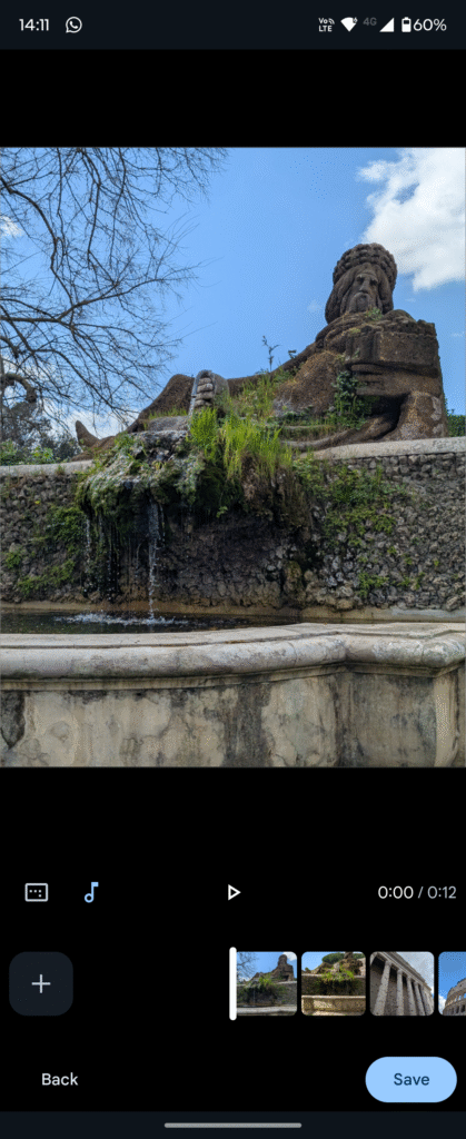 screenshot van highlight video editor in google foto's