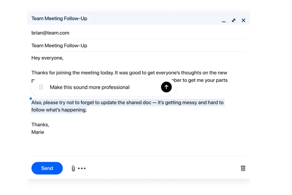 ChatGPT Atlas email ai