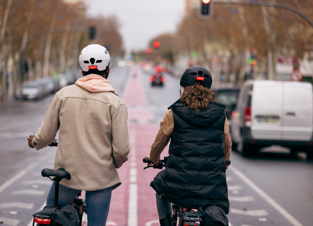 Lazer fietshelm stoplicht