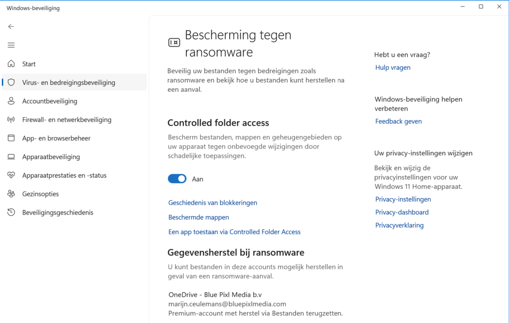 Bescherming tegen ransomware