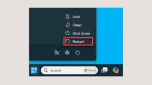 windows opnieuw opstarten