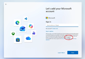 Windows 11 lokaal account