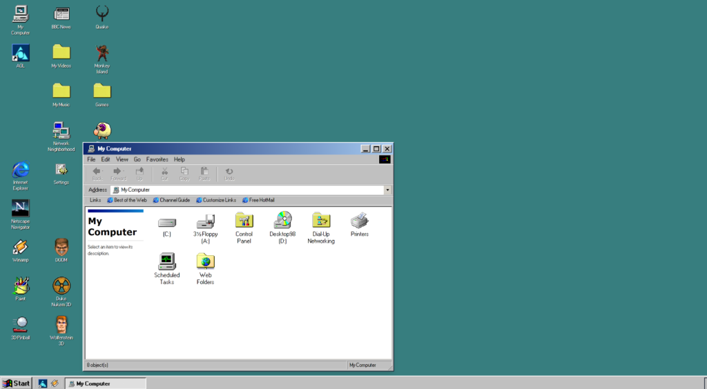 desktop98 windows 98