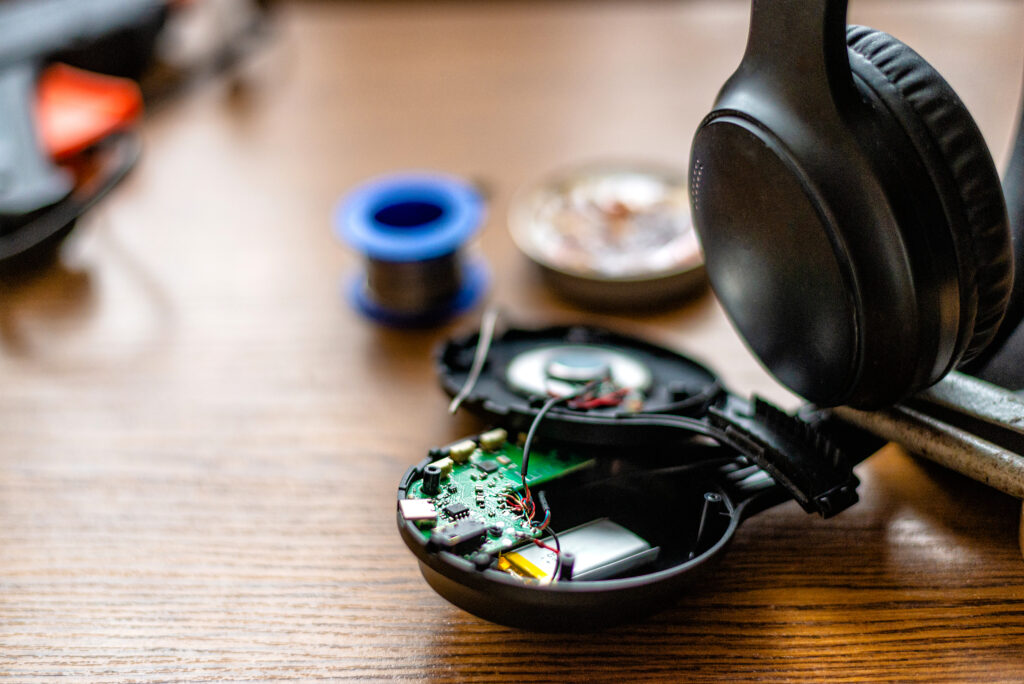 recht tot reparatie koptelefoon